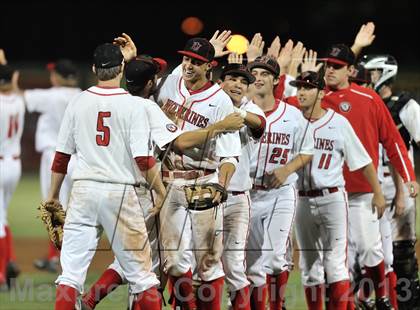 Thumbnail 2 in Los Alamitos vs. Harvard-Westlake (CIF-SS D1 Semi-Final) photogallery.