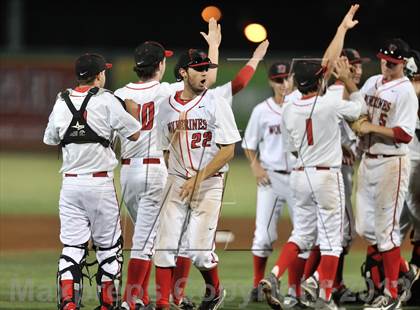 Thumbnail 2 in Los Alamitos vs. Harvard-Westlake (CIF-SS D1 Semi-Final) photogallery.