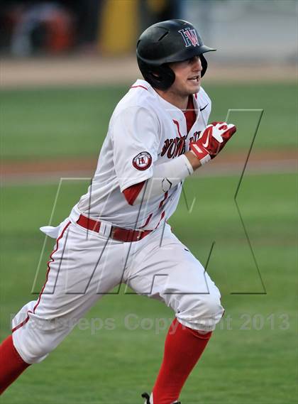 Thumbnail 2 in Los Alamitos vs. Harvard-Westlake (CIF-SS D1 Semi-Final) photogallery.