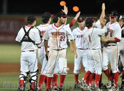 Thumbnail 3 in Los Alamitos vs. Harvard-Westlake (CIF-SS D1 Semi-Final) photogallery.