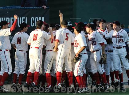 Thumbnail 1 in Los Alamitos vs. Harvard-Westlake (CIF-SS D1 Semi-Final) photogallery.