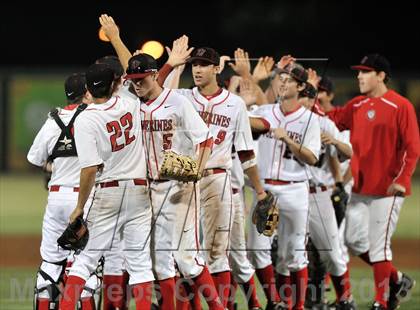 Thumbnail 2 in Los Alamitos vs. Harvard-Westlake (CIF-SS D1 Semi-Final) photogallery.