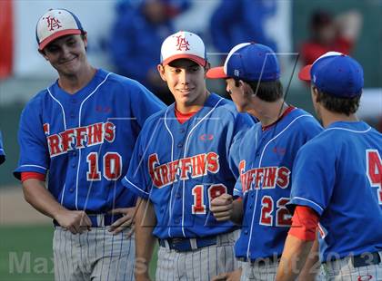 Thumbnail 2 in Los Alamitos vs. Harvard-Westlake (CIF-SS D1 Semi-Final) photogallery.