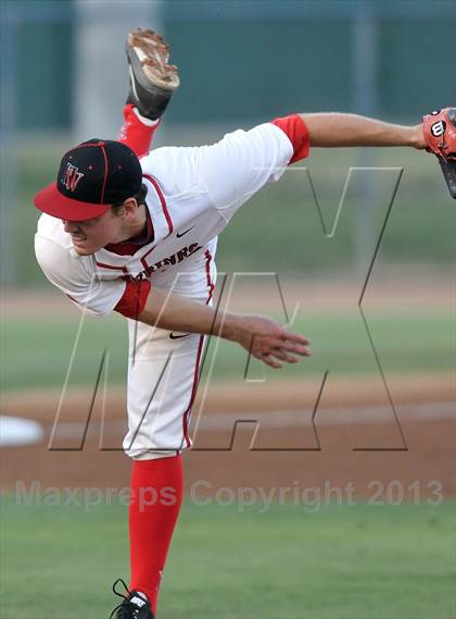 Thumbnail 2 in Los Alamitos vs. Harvard-Westlake (CIF-SS D1 Semi-Final) photogallery.