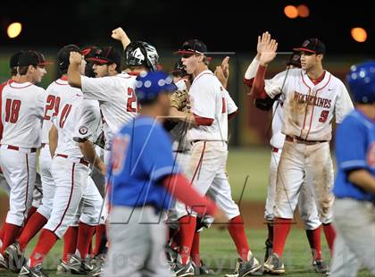 Thumbnail 2 in Los Alamitos vs. Harvard-Westlake (CIF-SS D1 Semi-Final) photogallery.