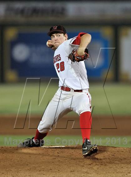 Thumbnail 1 in Los Alamitos vs. Harvard-Westlake (CIF-SS D1 Semi-Final) photogallery.