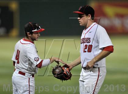Thumbnail 3 in Los Alamitos vs. Harvard-Westlake (CIF-SS D1 Semi-Final) photogallery.