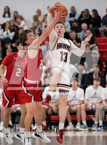 Thumbnail 2 in Alta vs. Park City (UHSAA 5A First Round) photogallery.