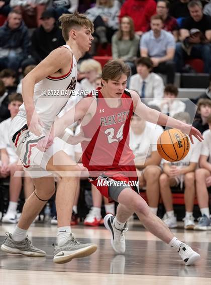Thumbnail 2 in Alta vs. Park City (UHSAA 5A First Round) photogallery.