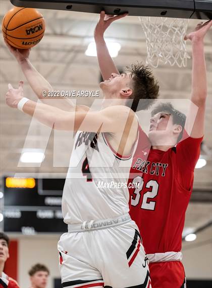 Thumbnail 2 in Alta vs. Park City (UHSAA 5A First Round) photogallery.