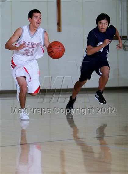 Thumbnail 2 in Desert Mirage vs. Desert Chapel (MaxPreps Holiday Classic) photogallery.