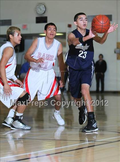 Thumbnail 2 in Desert Mirage vs. Desert Chapel (MaxPreps Holiday Classic) photogallery.