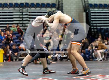 Thumbnail 2 in Webster County vs Richwood (WV Army National Guard Duals) photogallery.