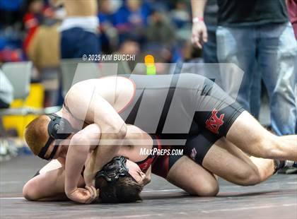 Thumbnail 1 in Webster County vs Richwood (WV Army National Guard Duals) photogallery.