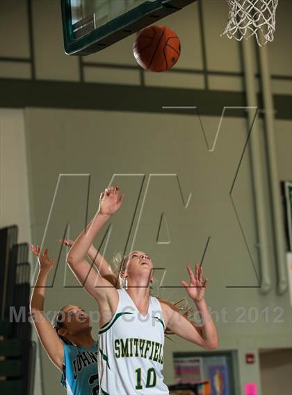 Thumbnail 2 in Johnston vs Smithfield (Pink Madness Tournament) photogallery.
