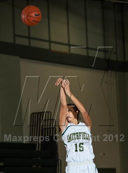 Thumbnail 3 in Johnston vs Smithfield (Pink Madness Tournament) photogallery.
