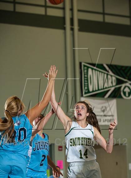 Thumbnail 3 in Johnston vs Smithfield (Pink Madness Tournament) photogallery.
