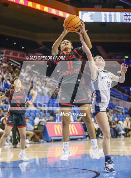 Thumbnail 2 in Harvard-Westlake @ Notre Dame (SO) photogallery.