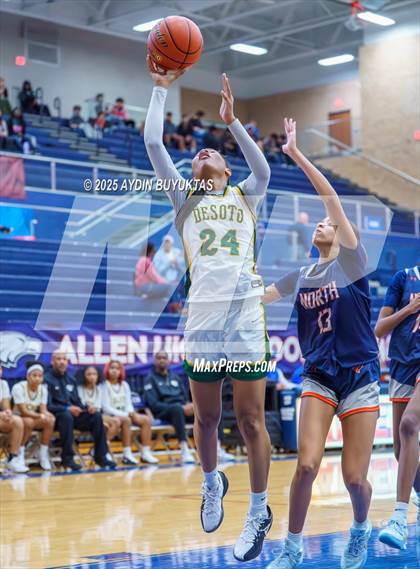 Thumbnail 2 in DeSoto vs McKinney North (Allen Hoopfest Tournament) photogallery.