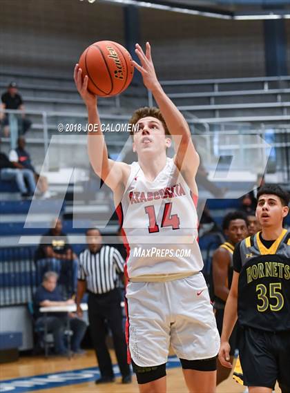 Thumbnail 3 in Atascocita vs East Central (South San Boys Basketball Tournament) photogallery.