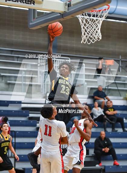 Thumbnail 3 in Atascocita vs East Central (South San Boys Basketball Tournament) photogallery.