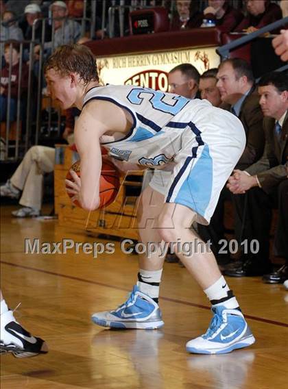 Thumbnail 3 in Pinckneyville vs Hamilton County  (Benton Invitational Tournament) photogallery.
