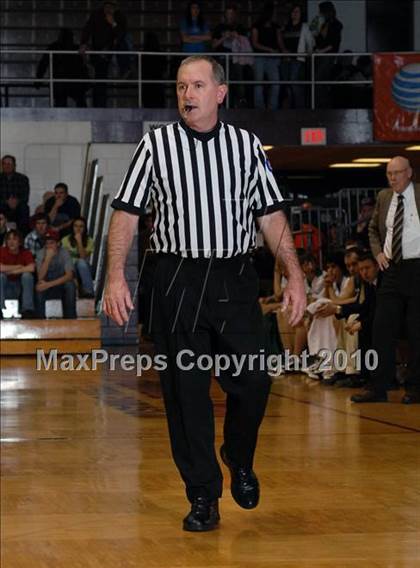 Thumbnail 3 in Pinckneyville vs Hamilton County  (Benton Invitational Tournament) photogallery.