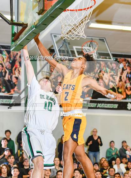 Thumbnail 1 in Sunnyside @ St. Mary's (CIF D2 Round 1 Playoff) photogallery.