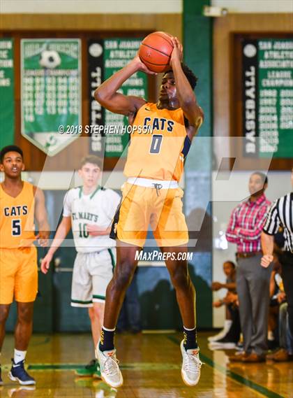 Thumbnail 1 in Sunnyside @ St. Mary's (CIF D2 Round 1 Playoff) photogallery.
