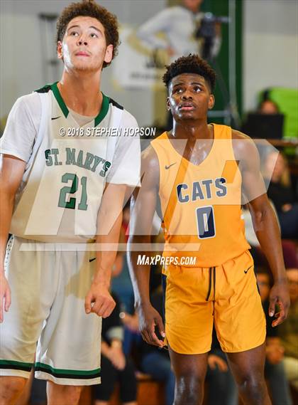 Thumbnail 3 in Sunnyside @ St. Mary's (CIF D2 Round 1 Playoff) photogallery.