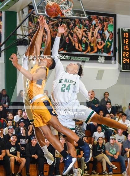 Thumbnail 2 in Sunnyside @ St. Mary's (CIF D2 Round 1 Playoff) photogallery.