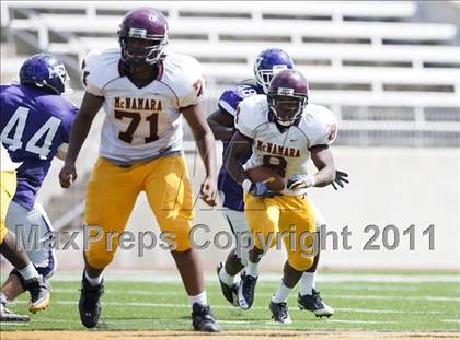 Thumbnail 1 in Bishop McNamara vs. Mount St. Joseph (I-95 Kickoff Classic) photogallery.