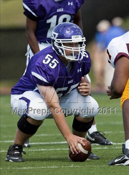 Thumbnail 1 in Bishop McNamara vs. Mount St. Joseph (I-95 Kickoff Classic) photogallery.