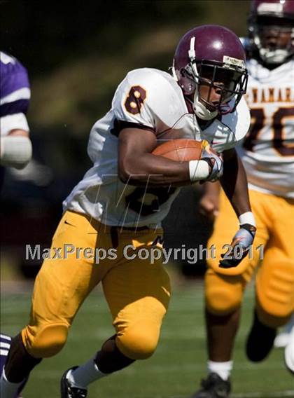 Thumbnail 2 in Bishop McNamara vs. Mount St. Joseph (I-95 Kickoff Classic) photogallery.