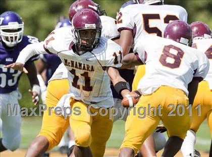 Thumbnail 3 in Bishop McNamara vs. Mount St. Joseph (I-95 Kickoff Classic) photogallery.