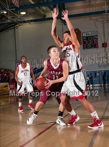 Thumbnail 2 in Sacred Heart Prep vs. Salesian (CIF D4 NorCal Regional Final) photogallery.