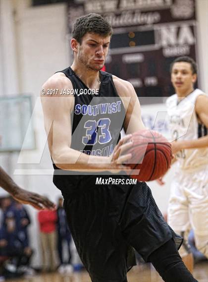 Thumbnail 2 in Southwest Christian Academy vs. Hamilton Heights Christian Academy (Hotbed Classic) photogallery.