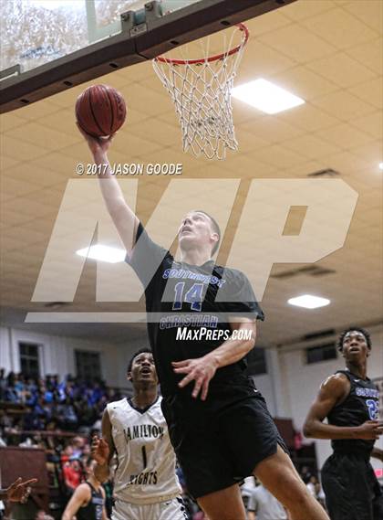 Thumbnail 2 in Southwest Christian Academy vs. Hamilton Heights Christian Academy (Hotbed Classic) photogallery.