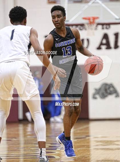Thumbnail 2 in Southwest Christian Academy vs. Hamilton Heights Christian Academy (Hotbed Classic) photogallery.