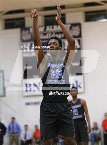 Thumbnail 2 in Southwest Christian Academy vs. Hamilton Heights Christian Academy (Hotbed Classic) photogallery.