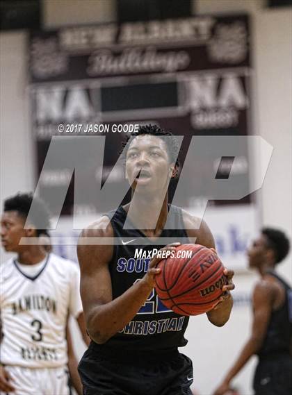 Thumbnail 2 in Southwest Christian Academy vs. Hamilton Heights Christian Academy (Hotbed Classic) photogallery.