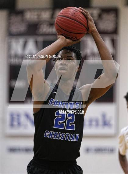 Thumbnail 3 in Southwest Christian Academy vs. Hamilton Heights Christian Academy (Hotbed Classic) photogallery.