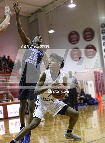 Thumbnail 2 in Southwest Christian Academy vs. Hamilton Heights Christian Academy (Hotbed Classic) photogallery.