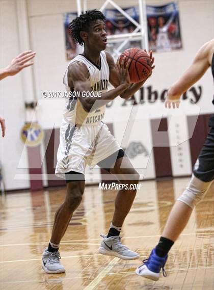 Thumbnail 1 in Southwest Christian Academy vs. Hamilton Heights Christian Academy (Hotbed Classic) photogallery.