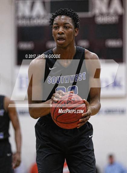 Thumbnail 1 in Southwest Christian Academy vs. Hamilton Heights Christian Academy (Hotbed Classic) photogallery.