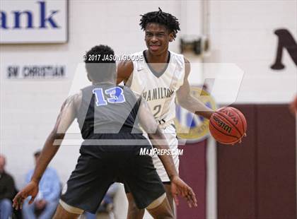 Thumbnail 3 in Southwest Christian Academy vs. Hamilton Heights Christian Academy (Hotbed Classic) photogallery.