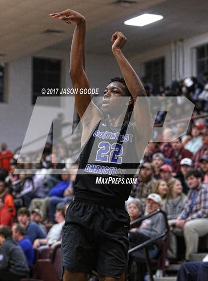 Thumbnail 2 in Southwest Christian Academy vs. Hamilton Heights Christian Academy (Hotbed Classic) photogallery.