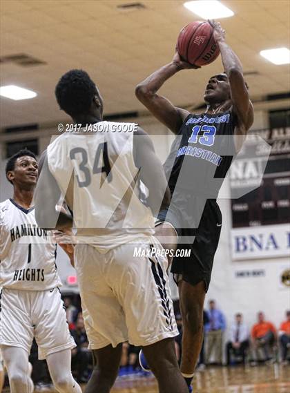 Thumbnail 1 in Southwest Christian Academy vs. Hamilton Heights Christian Academy (Hotbed Classic) photogallery.