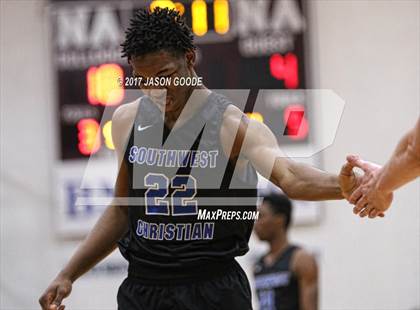 Thumbnail 3 in Southwest Christian Academy vs. Hamilton Heights Christian Academy (Hotbed Classic) photogallery.