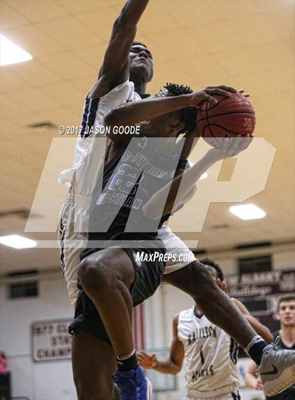 Thumbnail 1 in Southwest Christian Academy vs. Hamilton Heights Christian Academy (Hotbed Classic) photogallery.
